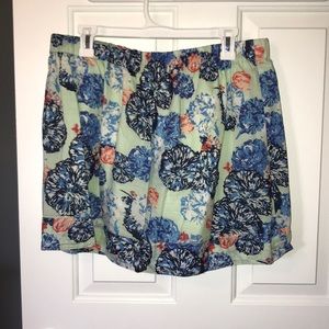 J. CREW floral skirt
